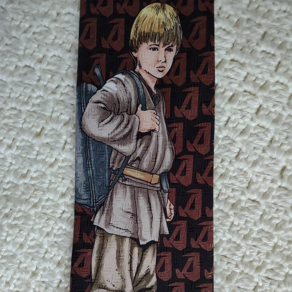 Star Wars/Ralph Marlin~Young Anakin/Luke Skywalker Novelty/Graphic Neck Tie - Picture 2 of 6